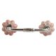 Baby Pink Ceramic Bridge Wardrobe Handle (Set Of One piece)